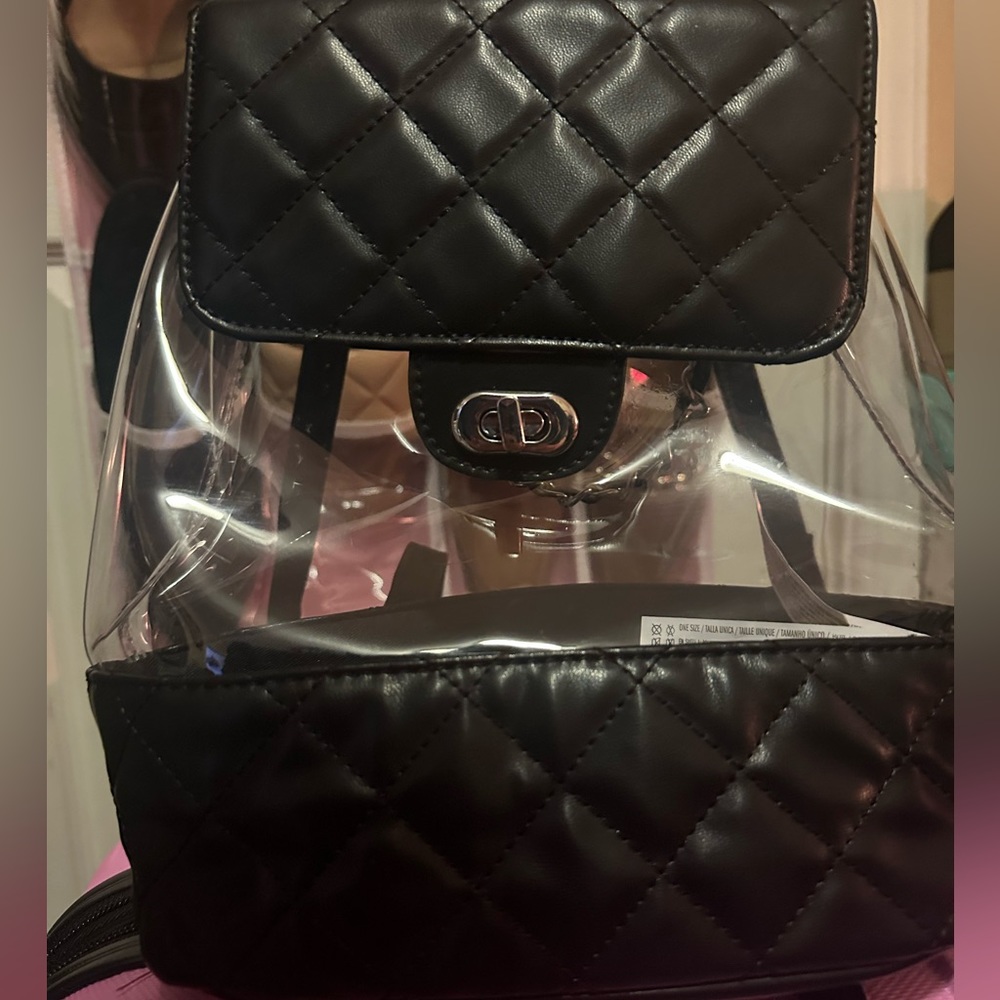 Black clear bag APPROVED AT CONCERT AND SPORTING VENUES!!